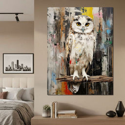 Owls Mystic Gaze - NicheCanvas