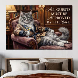 The Feline Gatekeeper Decides - NicheCanvas