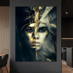 Golden Pharaoh Dual Face Elegy - NicheCanvas