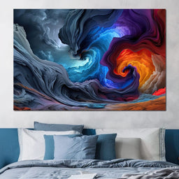 Elemental Swirls - TooplesArt - NicheCanvas