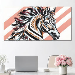 Abstract Equine Rhythm - Alicia Smith - NicheCanvas