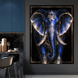 Gilded Majesty of the Midnight Traveler - NicheCanvas