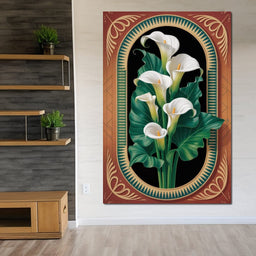 Art Deco Calla Symphony - TooplesArt - NicheCanvas