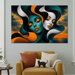 The Lovers Who Never Spoke - TooplesArt - NicheCanvas