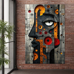 Geometric Fusion Enigma - Cole Williams - NicheCanvas