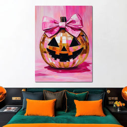 Disco Pumpkin - NicheCanvas