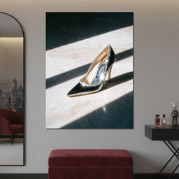 Silver Stiletto Radiant Noon - NicheCanvas