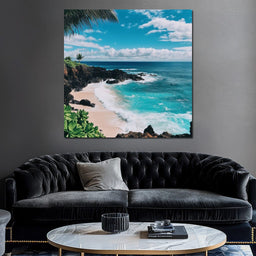 Oceanic Tranquility Haven - NicheCanvas