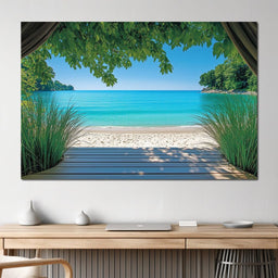Tropical Tranquil Escape - NicheCanvas