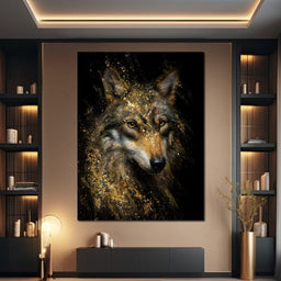 Radiant Lupine Goldburst Spirit - NicheCanvas