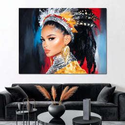 Majestic Feathered Elegance - NicheCanvas