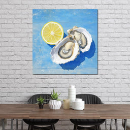 Seaside Citrus Oysters Delight - NicheCanvas