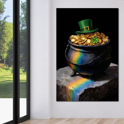 Leprechaun Gold Pot Luck - NicheCanvas