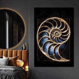 Golden Proportion of the Infinite Cosmos - NicheCanvas