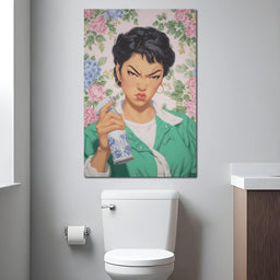 Bathroom Spray Cleaning Queen - NicheCanvas