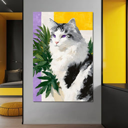 Maine Coon Violet Eye Majesty - NicheCanvas
