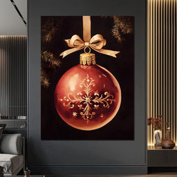 Classic Christmas Bauble Charm - NicheCanvas