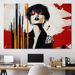 Fierce Visionary Portrait - NicheCanvas