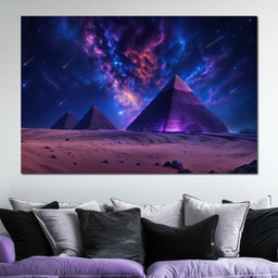 Stardust Over Giza - TooplesArt - NicheCanvas
