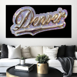 Denver Metallic Dreamscape - NicheCanvas