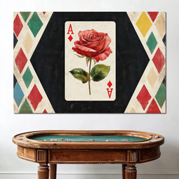 Ace of Hearts Elegance - NicheCanvas
