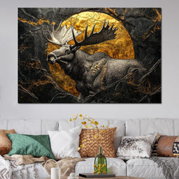 Golden Wilderness Majesty - NicheCanvas