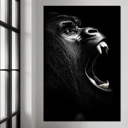 Primal Roar Silence Echoes - NicheCanvas