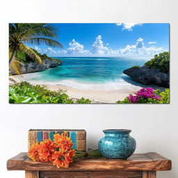 Tropical Horizon Delight - NicheCanvas