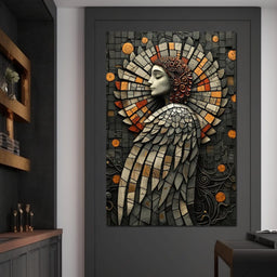 Mosaic Angel Enchantment - NicheCanvas
