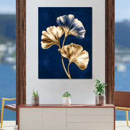 Gilded Leaves Upon The Deep Night - NicheCanvas