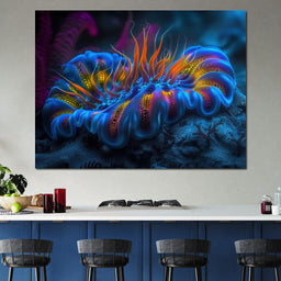 Neon Sea Bloom - TooplesArt - NicheCanvas