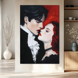 Gothic Lovers Midnight Kiss - NicheCanvas
