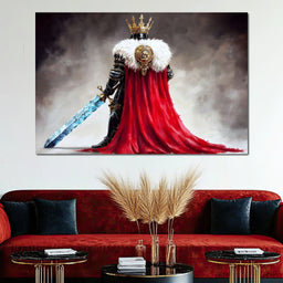 Majestic Regalia Warrior - NicheCanvas