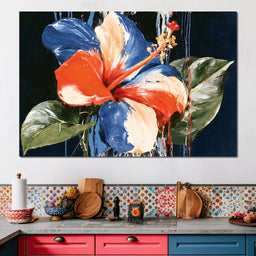 Falling Petals Of Heavy Rain - NicheCanvas