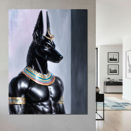  Anubis Guardian of the Pharaoh B - NicheCanvas