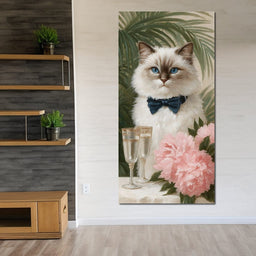 Regal Feline Soiree Symphony - NicheCanvas