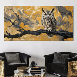 Majestic Owl Essence of Autumn - NicheCanvas