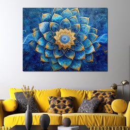 Radiant Lotus Dreamscape Maze - NicheCanvas