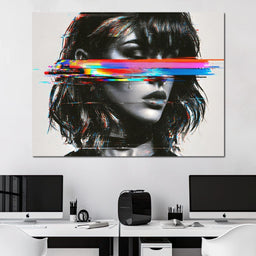 Fragmented Memory Of A Silent Tear - NicheCanvas