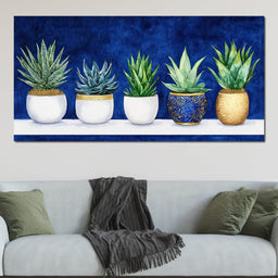 Succulent Harmony Palette - NicheCanvas