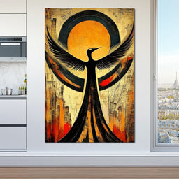 Radiant Wings of Dawn - NicheCanvas