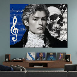 Baroque Composer Facing Mortality - NicheCanvas