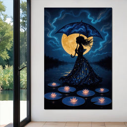 Lady of the Starry Night - TooplesArt  - NicheCanvas