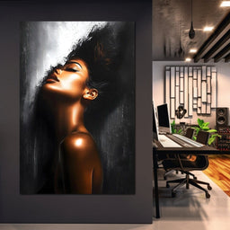 Radiant Reflection of Night - NicheCanvas