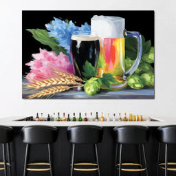 Brew and Blossom Fusion - NicheCanvas