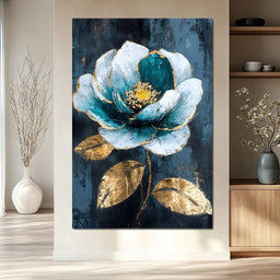 Golden Reflections Petal Dreams - NicheCanvas