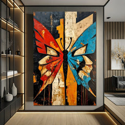 Radiant Metamorphosis Flight - NicheCanvas