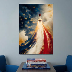 Ascending The National Spirit - NicheCanvas