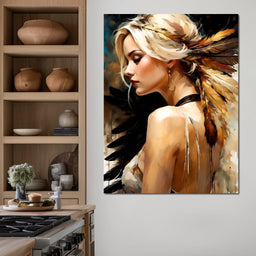 Female Portrait 0024 - Vizahn Burger - NicheCanvas