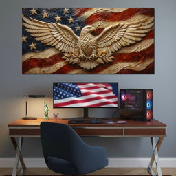 Sovereign Wings Above The Union - NicheCanvas